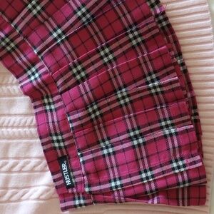 y2k plaid micro mini skirt